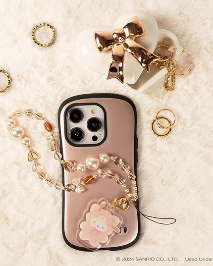 iFace Hello Kitty and Friends Beaded Wristlet Universal Charm Strap [Latte Bear Series] – Cute Wrist Strap for Cell Phone Camera Keys AirPods
