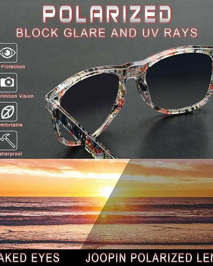 Joopin Square Sunglasses Polarized UV Protection Trendy Designer Sun Glasses Men Women