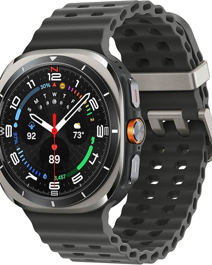 Samsung Galaxy Watch Ultra (2025) 47mm LTE Smartwatch, Titanium Casing, Advanced Sleep Coaching, Running Coach, Energy Score, Heart Rate Tracking, GPS, Titanium Silver [US Version, 2 Yr Warranty]