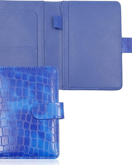 Melsbrinna Premium Leather Passport Holder Covers Case, Waterproof Rfid Blocking Travel Wallet Passport Holder with Pen Holder, Cute Passport Book for Women/Men
