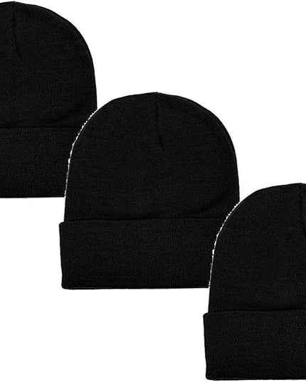 Gelante Unisex Beanie Cap Knitted Warm Solid Color