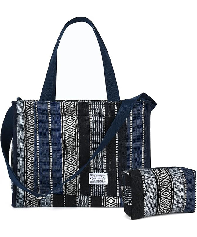 Valleycomfy Corduroy Tote Bag for Women Travel Crossbody Bag Purse Women Shoulder Bags Work Handbags Everyday Hobo Bag