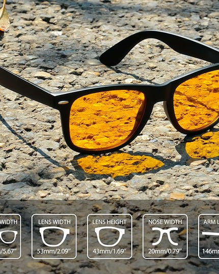 Joopin Square Sunglasses Polarized UV Protection Trendy Designer Sun Glasses Men Women