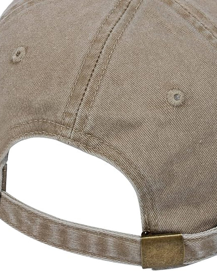 HH HOFNEN Men Women Washed Distressed Twill Cotton Baseball Cap Vintage Adjustable Dad Hat