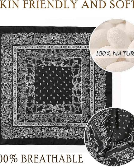 Dailyacc Hair Bandanas Scarf For Women Lightweight Fashion Neck Silk Satin Head Scarves For Sleeping Handbags Scarf