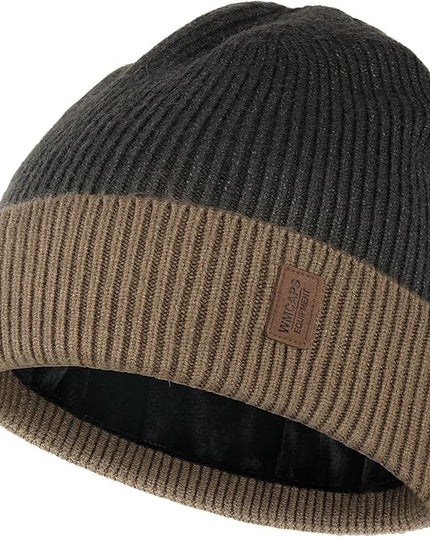 Wmcaps Winter Beanie for Men Women, Fleece Lined Beanie Soft Warm Knit Hat Ski Stocking Cuffed Cap