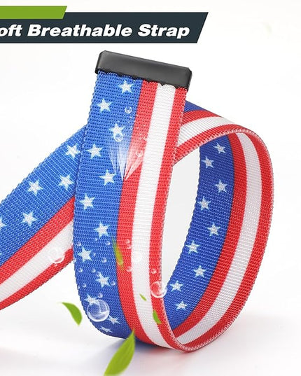 WHIPPY Canvas Web Belt Flip-Top Solid Black Military Buckle Fully Adjustable Mens Webbing Belts Cut To Fit