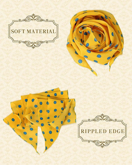 Chiffon Scarf for Women, Removable Flower Neck Scarf Light Soft Fashion Rose Scarves Versatile Headband or Hair Band