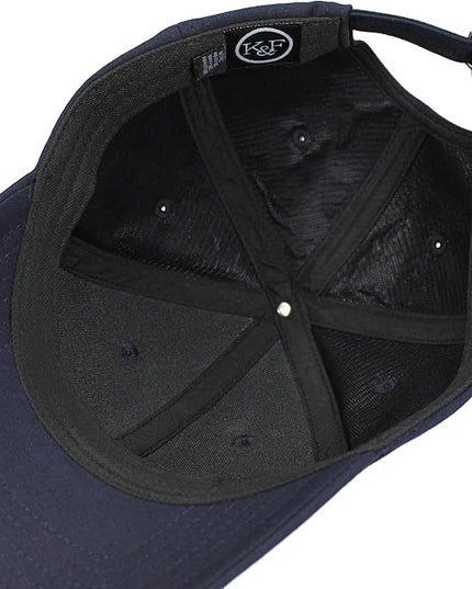 Fashion Baseball Hats for Men by King & Fifth | The Senna Baseball Cap with Low Profile & Menswear Fabric + Baseball Caps