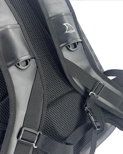 Eco-Friendly Dry Backpack Dry Bag with removable waist strap. Comfortable, extremely durable, and 30L size.