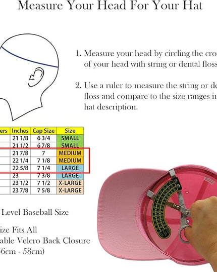 Top Level Baseball Cap Men Women - Classic Adjustable Plain Hat