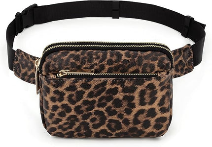UTO Fanny Pack for Women Crossbody Trendy Fashion Belt Purse Chest Waist Hip Bumbag for Outdoor Shopping Travel Hiking
