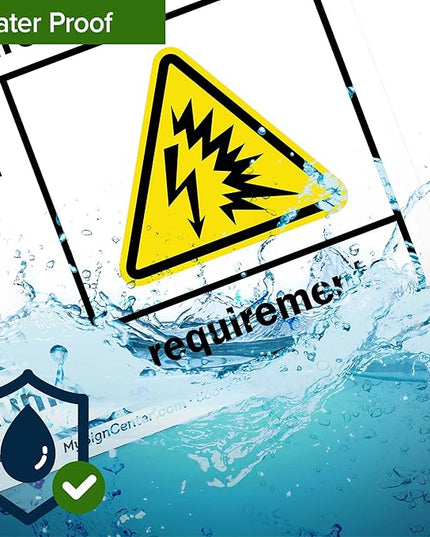 Danger Arc Flash And Shock Hazard Appropriate PPE Required Sign, 10x7 Inches, 55 mil thick HDPS (high density polystyrene), Made in USA by My Sign Center