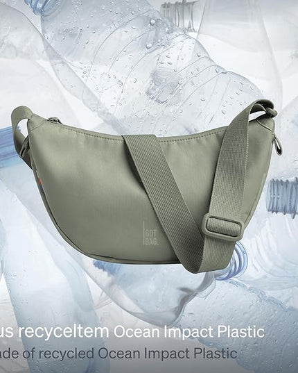 GOT BAG - Moon Bag with Adjustable Strap, Eco-Conscious Bag Made of Recycled Ocean Impact Plastic