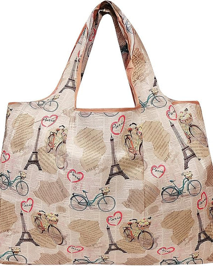 allydrew Large Foldable Tote Nylon Reusable Grocery Bags