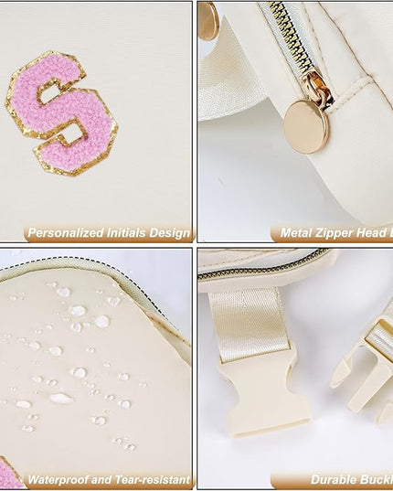 Uygafly Valentines Day Gifts for Teenage Girls - Birthday Gifts for Girls Teens Kids,Fanny Pack Crossbody Bag Teacher Gifts for 4 5 6 7 8 9 10 11 12 13 14 15 Year Old Girl | Cream,S