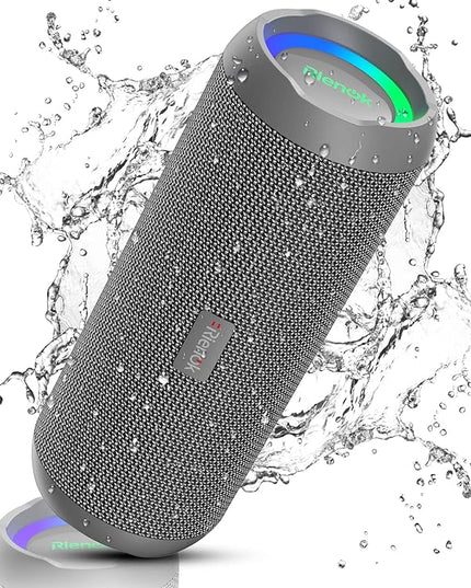 RIENOK Portable Bluetooth Speaker 30W Dual Pairing True Wireless Stereo HD Sound IPX7 Waterproof Outdoor Sport Shower Wireless Speaker Bluetooth 5.3 for Home Party