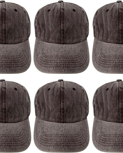 Roytrense Unisex 100% Cotton Washed Low Profile Dad Hat - Adjustable Baseball Cap for Outdoor Activities