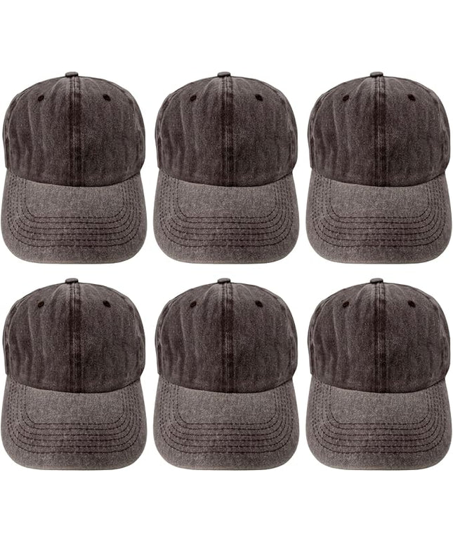 Roytrense Unisex 100% Cotton Washed Low Profile Dad Hat - Adjustable Baseball Cap for Outdoor Activities