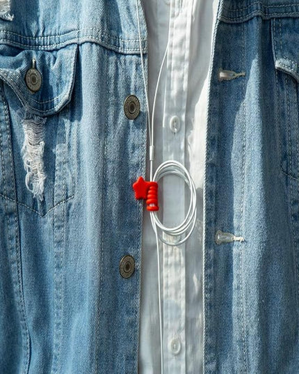 7Colors-21Pack Reusable Silicone Twist Ties, 7.48'' Magnetic Cable Ties with Strong Magnet for Organizing Cables, Hanging Stuff, USB Cords,Fridge Magnets, Used in Many Ways or Just for Fun