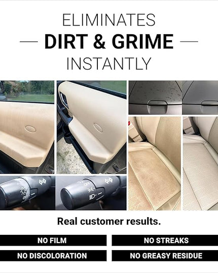 CAR GUYS Super Cleaner | Effective Car Interior Cleaner | Leather Car Seat Cleaner | Stain Remover for Carpet, Upholstery, Fabric, and Much More! | 18 Oz Kit with Microfiber Towel