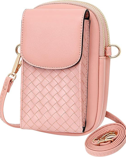 KUKOO Small Crossbody Bag Cell Phone Purse Wallet with Credit Card Slots for Women