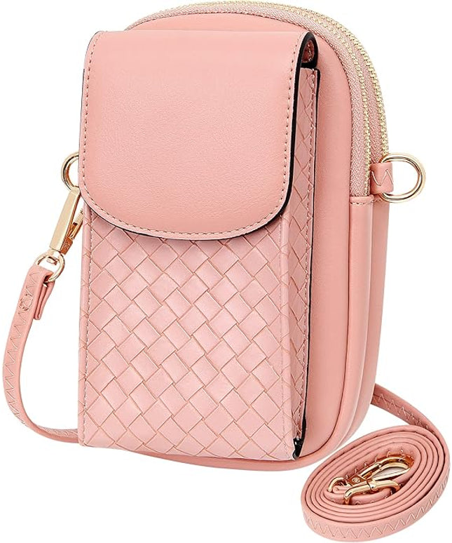 KUKOO Small Crossbody Bag Cell Phone Purse Wallet with Credit Card Slots for Women
