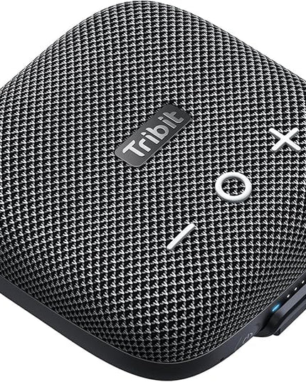 Tribit StormBox Micro 2 Wireless Portable Speaker: 10W Loud Deep Bass Sound, IP67 Waterproof Bike Speaker with Bluetooth 5.3, 12H Playtime, TWS Pairing for Camping Travel Hiking