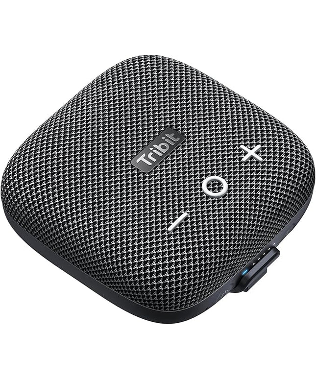 Tribit StormBox Micro 2 Wireless Portable Speaker: 10W Loud Deep Bass Sound, IP67 Waterproof Bike Speaker with Bluetooth 5.3, 12H Playtime, TWS Pairing for Camping Travel Hiking