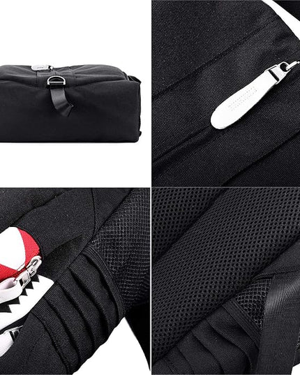 MCWTH Shark Backpacks for Teen Boys, Cool Kids Backpack for School Bookbags (Glow)