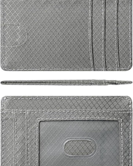 Artpaxy Slim Wallet for Men & Women, Minimalist Front Pocket Card Holder for Travel, RFID Blocking, Water Resistant Nylon Wallet for ID & Cash & Credit Card