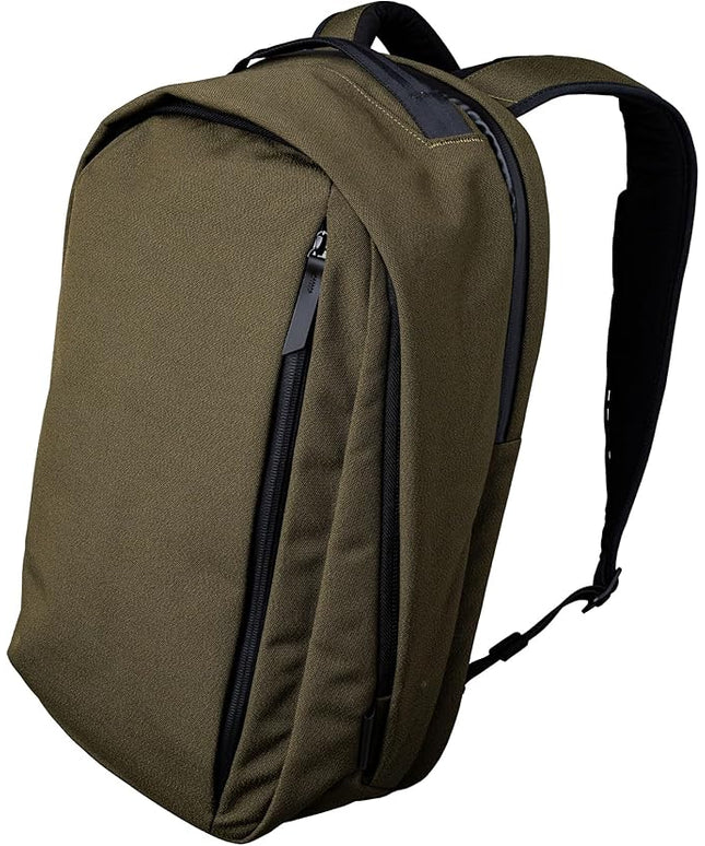 ALPAKA Metro Backpack Pro for Men - Fits 15.6" Laptop Business Travel Backpack with YKK Zippers, MOD Key Leash,Axoflux 600D (Army Green)