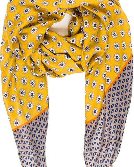 MELIFLUOS DESIGNED IN SPAIN Scarf for Women Lightweight Paisley Fashion for Summer Fall Scarves Shawl Wrap