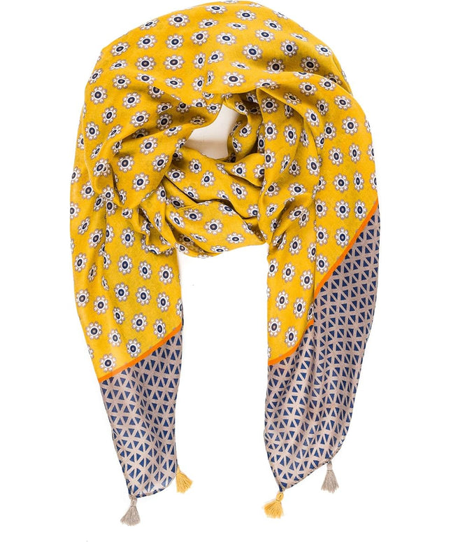 MELIFLUOS DESIGNED IN SPAIN Scarf for Women Lightweight Paisley Fashion for Summer Fall Scarves Shawl Wrap