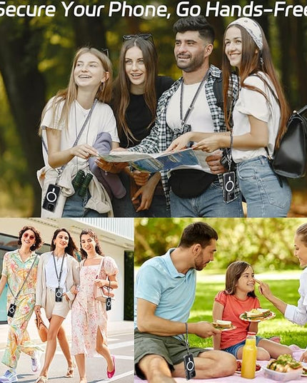 3-in-1 Adjustable Phone Lanyard Crossbody Cell Phone Neck Strap Universal Mobile Wrist Lanyard