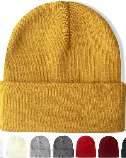NPQQUAN Beanie for Men Women Winter Hats for Mens Beanie Cuffed Knit Beanies Skull Cap