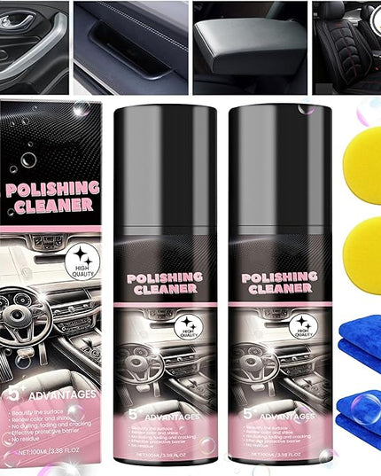 Car Interior Cleaner, Vehicle Interior Polish, 100ml Car Interior Cleaner, Interior Detailer Spray, Total Car Interior Cleaner Rejuvenation, Decontaminatio, Interior All Purpose Car Cleaner