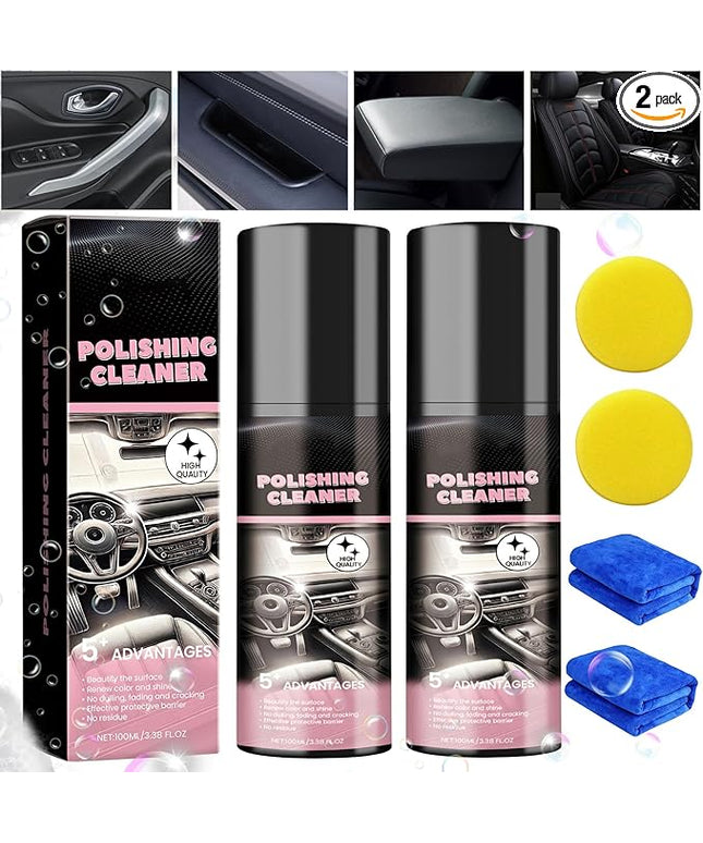 Car Interior Cleaner, Vehicle Interior Polish, 100ml Car Interior Cleaner, Interior Detailer Spray, Total Car Interior Cleaner Rejuvenation, Decontaminatio, Interior All Purpose Car Cleaner