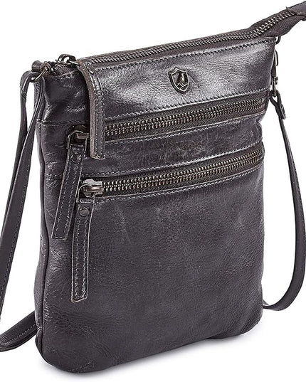 Crossbody Sling Bag for Women Small Real Leather Purse Vintage Travel Crossover Shoulder Bag Handmade