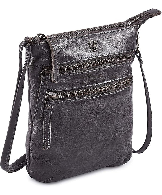 Crossbody Sling Bag for Women Small Real Leather Purse Vintage Travel Crossover Shoulder Bag Handmade