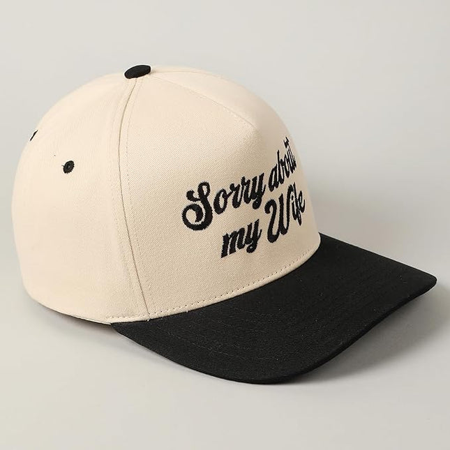 MIRMARU Two-Tone Vintage Canvas Trucker Hats for Men & Women, Adjustable Size Baseball Caps with Trendy Embroidered Design