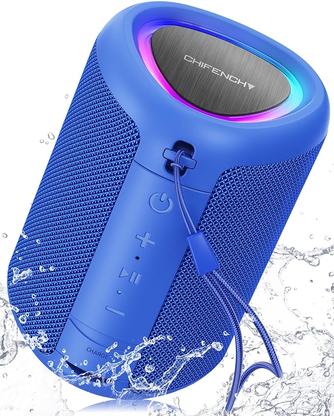 Portable Bluetooth Speaker Valentines Gifts For Him: Powerful Crystal Clear Sound/Romantic Light/IPX5 Waterproof/All Day Playtime/BT 5.3/TWS Paring,Small Wireless Speaker for Outdoor|Travel|Date Night