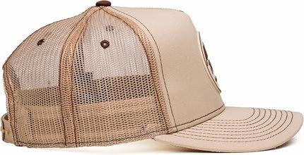 Nuthin Fancy CO Pioneer Snapback Hat, Mens and Womens Adjustable Trucker Cap with Contrast Under Bill