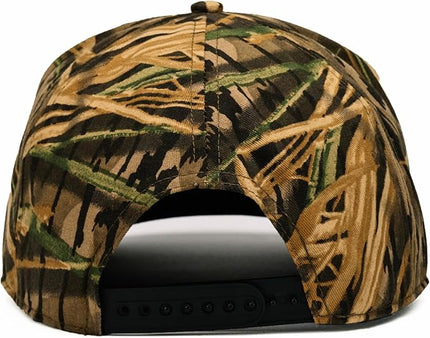 Nuthin Fancy Comus Snapback Hat, Everyday 5-Panel High Crown Canvas Trucker Hat for Men & Women