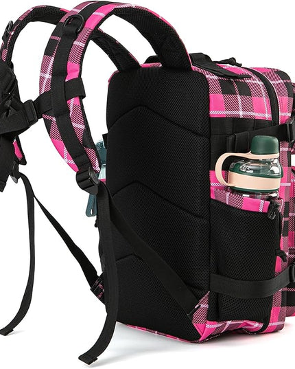 QT&QY 25L/45L Military Tactical Backpack For Men Molle Daypack 3 Day Bug Out Bag Hiking Rucksack With Bottle Holder