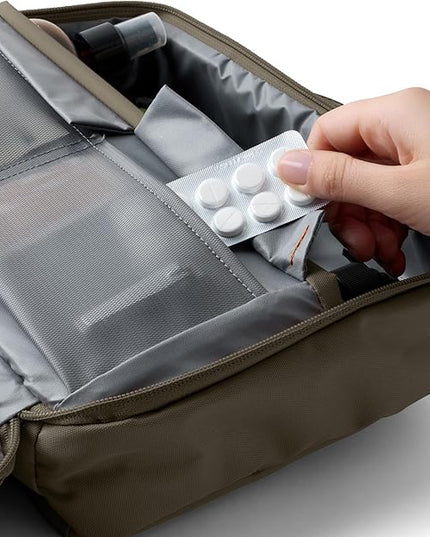Bellroy Hanging Toiletry Kit Plus (8 Liter Travel Hanging Toiletry Bag) - SeaKelp