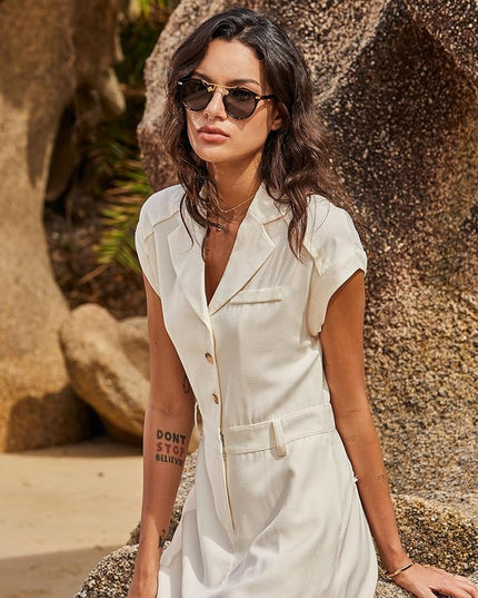 CARFIA Small Face Acetate Polarized Sunglasses for Women UV Protection, Retro Double Bridge Eyewears Metal Brow Round Sunnies