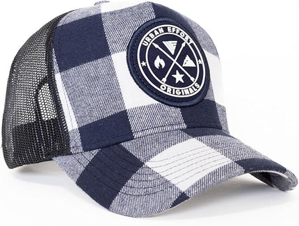 Urban Effort Mesh Back Cap - for Men and Women Baseball Hat 5-Panel Trucker Hat - Great Snapback Closure for Hunting & Hiking
