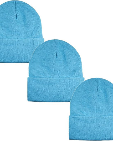 Gelante Unisex Beanie Cap Knitted Warm Solid Color