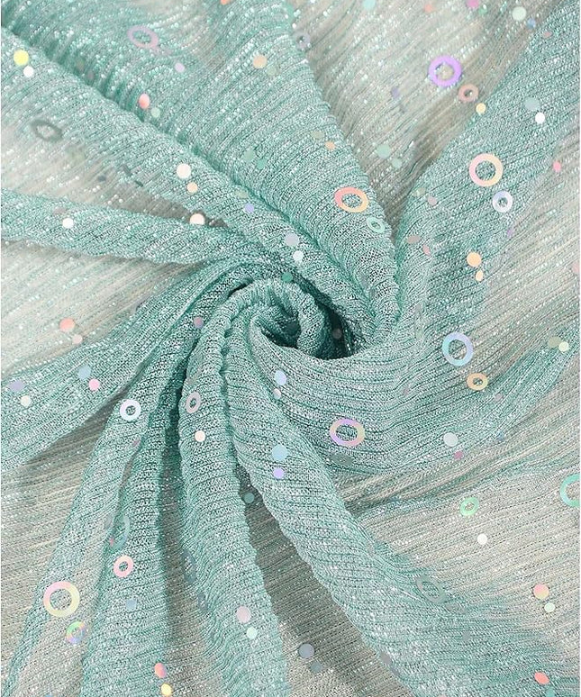 Floerns Women's Sequin Bandana Square Scarf Silk Scarves Mesh Shawl and Wrap for Evening Dresses